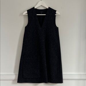 COS Navy dot Sleeveless Mini Dress